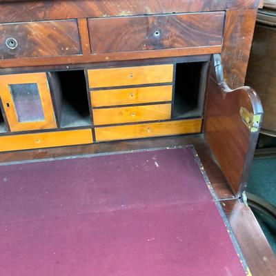 Lot 159 | Empire Mahogany Veneer Desk