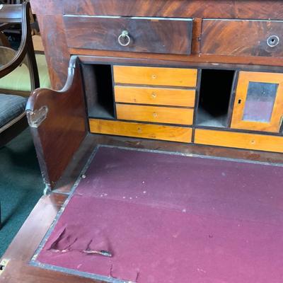 Lot 159 | Empire Mahogany Veneer Desk