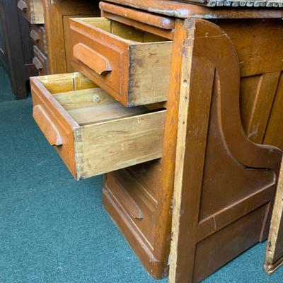 Lot 161 | Oak Roll-Top Desk | Salvage Project