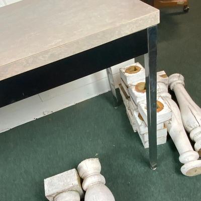 Lot 171 | Chrome, Black and Grey Store Display Counter