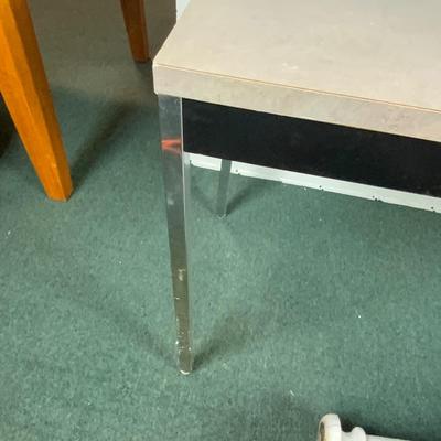 Lot 171 | Chrome, Black and Grey Store Display Counter
