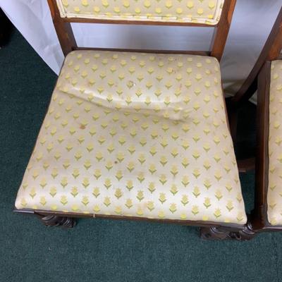 Lot 173 | Set of Four Armless Dining Chairs