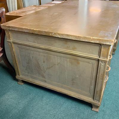 Lot 174 | Massive Dolton Dunton Desk with Privacy Panel