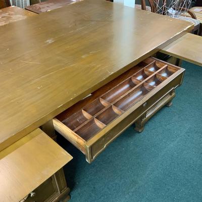 Lot 174 | Massive Dolton Dunton Desk with Privacy Panel