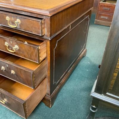 Lot 182 | Leather-Top Executive Desk