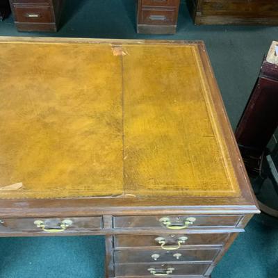 Lot 182 | Leather-Top Executive Desk