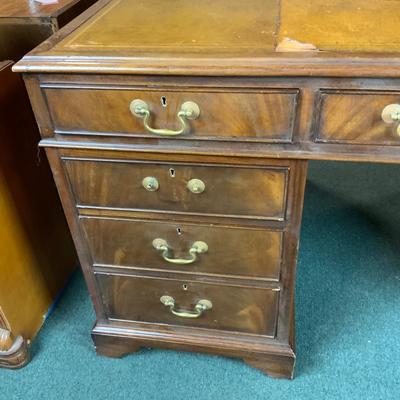 Lot 182 | Leather-Top Executive Desk