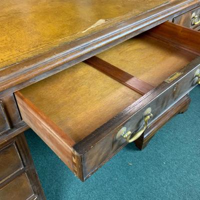 Lot 182 | Leather-Top Executive Desk