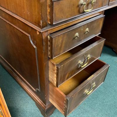 Lot 182 | Leather-Top Executive Desk