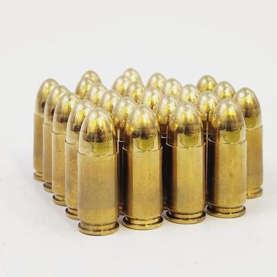 25 PC- 9mm LUGER AMMO