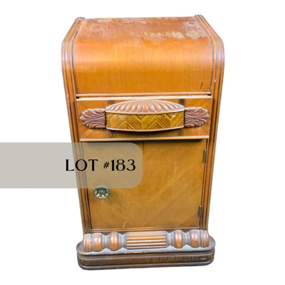 Lot 183 | Art Deco Waterfall Nightstand