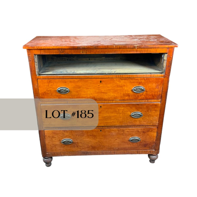 Lot 185 | Quilted Birdâ€™s Eye Maple Dresser