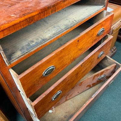 Lot 185 | Quilted Birdâ€™s Eye Maple Dresser