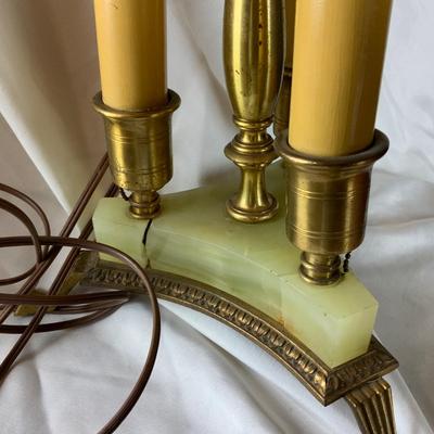 Lot 186 | Green Onyx Lamp