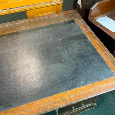 Lot 187 | Executive Leather Top Desk