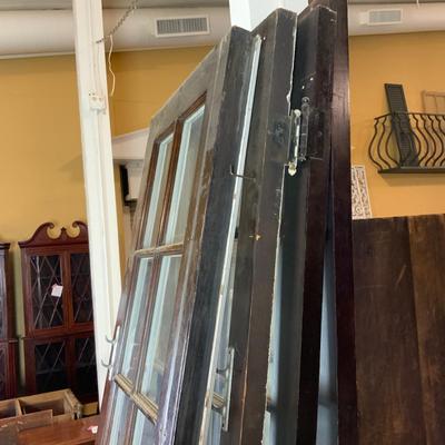 Lot 195 | Set of 4 Tall Doors | Architectural Salvage