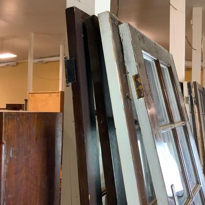 Lot 195 | Set of 4 Tall Doors | Architectural Salvage