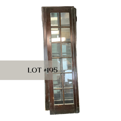 Lot 195 | Set of 4 Tall Doors | Architectural Salvage