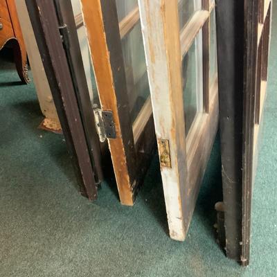 Lot 198 | Four 12-Window Architectural Salvage Doors