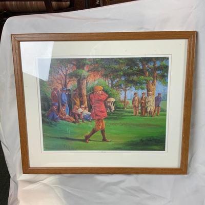 Lot 201 | Two Framed Golf Art Prints | St. Andrews