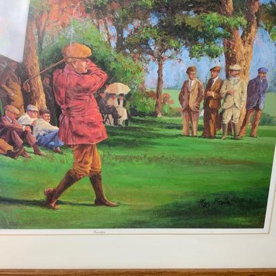 Lot 201 | Two Framed Golf Art Prints | St. Andrews