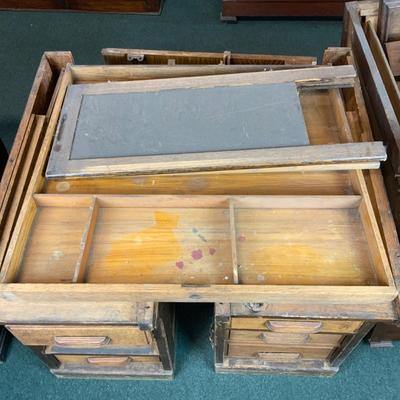Lot 208 | Large Disassembled Desk