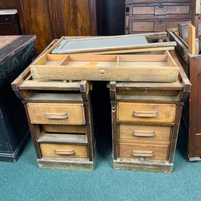 Lot 208 | Large Disassembled Desk