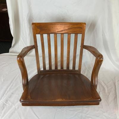 Lot 215 | Oak Office Chair | No Base