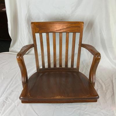 Lot 215 | Oak Office Chair | No Base