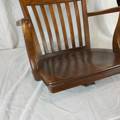 Lot 215 | Oak Office Chair | No Base