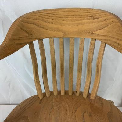 Lot 220 | Oak Office Chair and Base