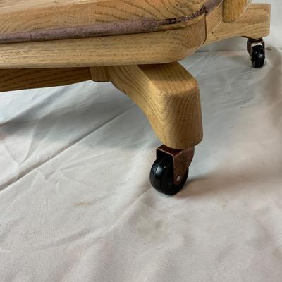Lot 220 | Oak Office Chair and Base