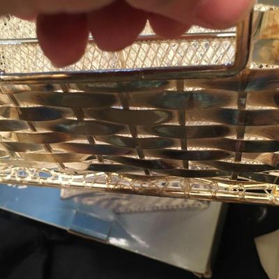 Silver plated buffet caddy