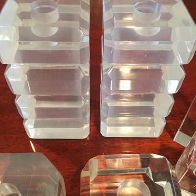 Acrylic Candlesticks