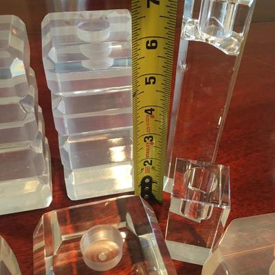 Acrylic Candlesticks