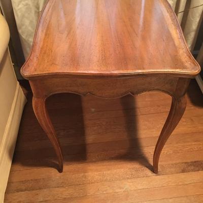 Classic wood side table