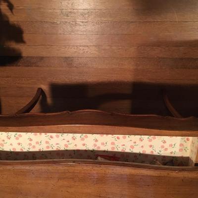 Classic wood side table