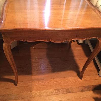 Classic wood side table
