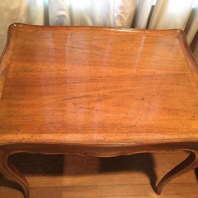 Classic wood side table