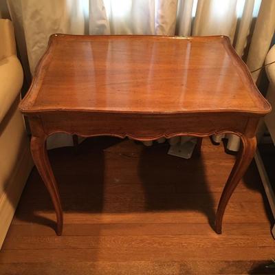 Classic wood side table