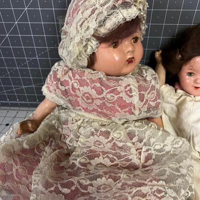 2 Antique Dolls 