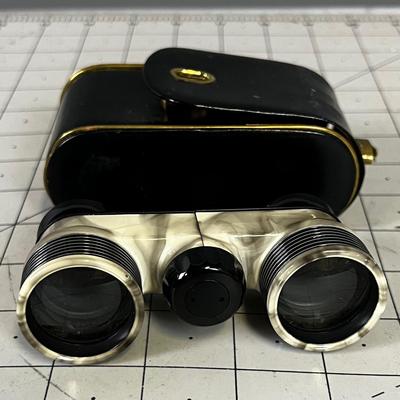 Pair of ALDEN Opera Glasses with Case