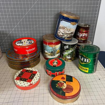 Vintage Tins & Cans 