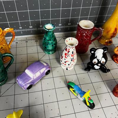 A Pile of Hand Crafted Ceramics. 