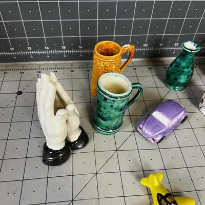 A Pile of Hand Crafted Ceramics. 