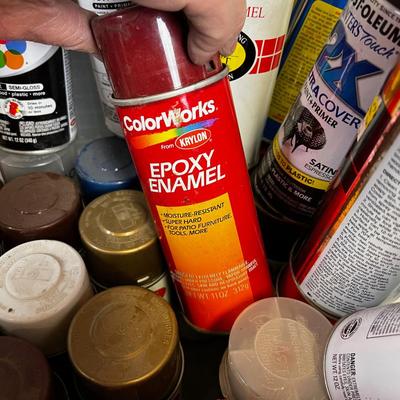 Tub Full of Spray Paint