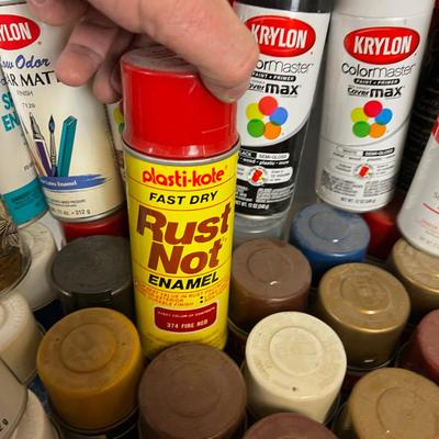 Tub Full of Spray Paint