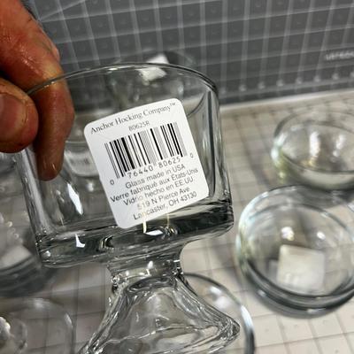 Large lot of CLEAR  Glass Dishes & Anchor Hocking Bowls