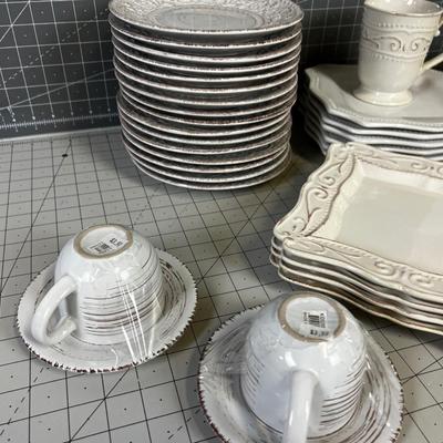 White Dishes Mixed Lot 