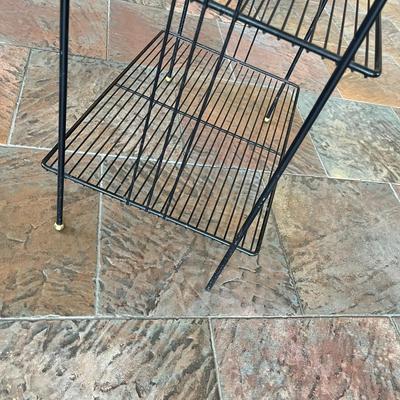 Vintage MCM Magazine Rack